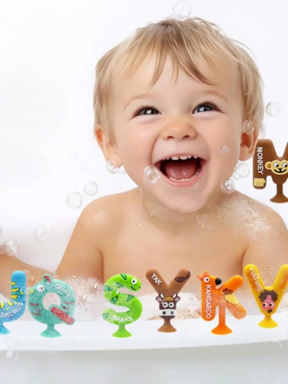 26pcs Alphabet Bath Toys for Toddlers